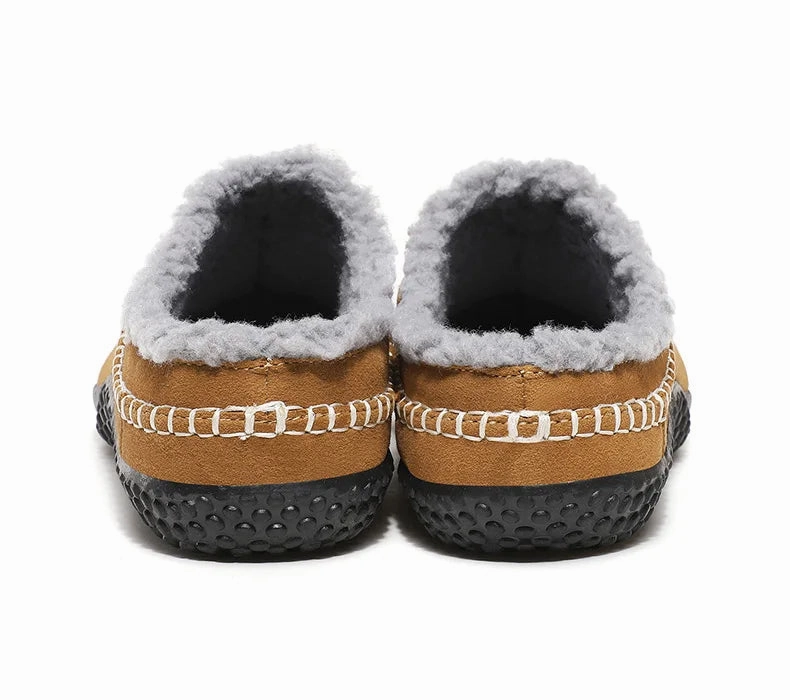 Met fleece gevoerde pantoffels voor binnen Moccassin Slippers