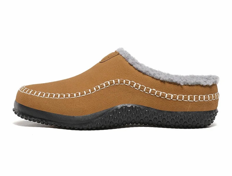 Checkered Slippers Met fleece gevoerde pantoffels voor binnen