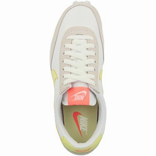 Running Shoes Wide Fit Nike Women's Daybreak Pale Ivory/LT ZITRON-Bright Mango Running Shoe (CK2351-104)