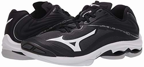 Best Running Shoes Overpronation Mizuno Women's Wave Lightning Z6 Volleyball Shoe, Blacksilver, 8 B US