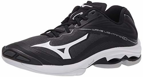 Mizuno Women's Wave Lightning Z6 Volleyball Shoe, Blacksilver, 8 B US Good Running Shoes For Treadmill