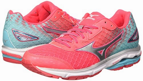 Mizuno Women Wave Rider 19 Pink Running Shoes-4 UK/India (36.5 EU) (J1GD160308) Shoe Store Running