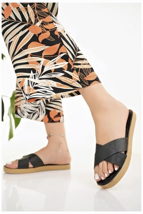 Leopard Slides Modafrsat  Women's Stylish Casual Slippers