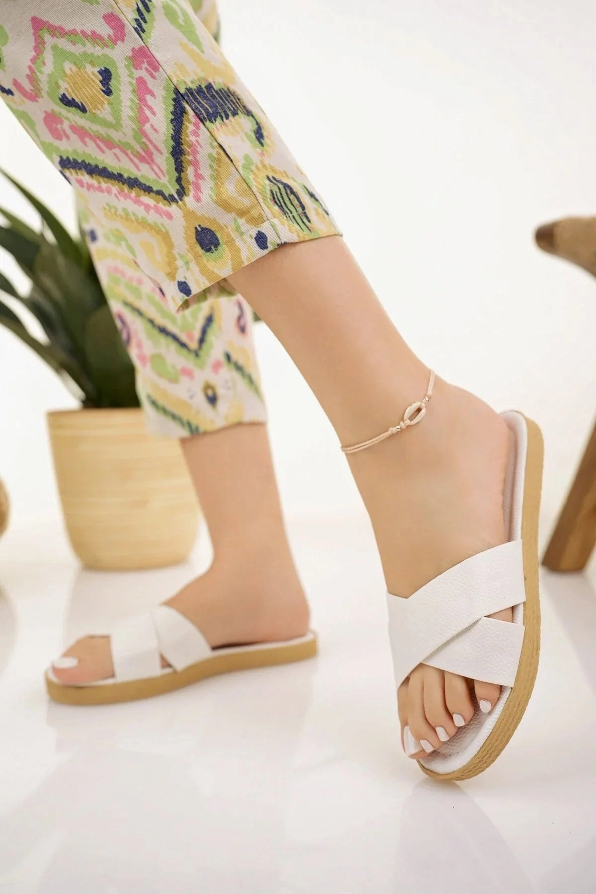 Easy Pattern For Knitted Slippers Modafrsat  Women's Stylish Casual Slippers