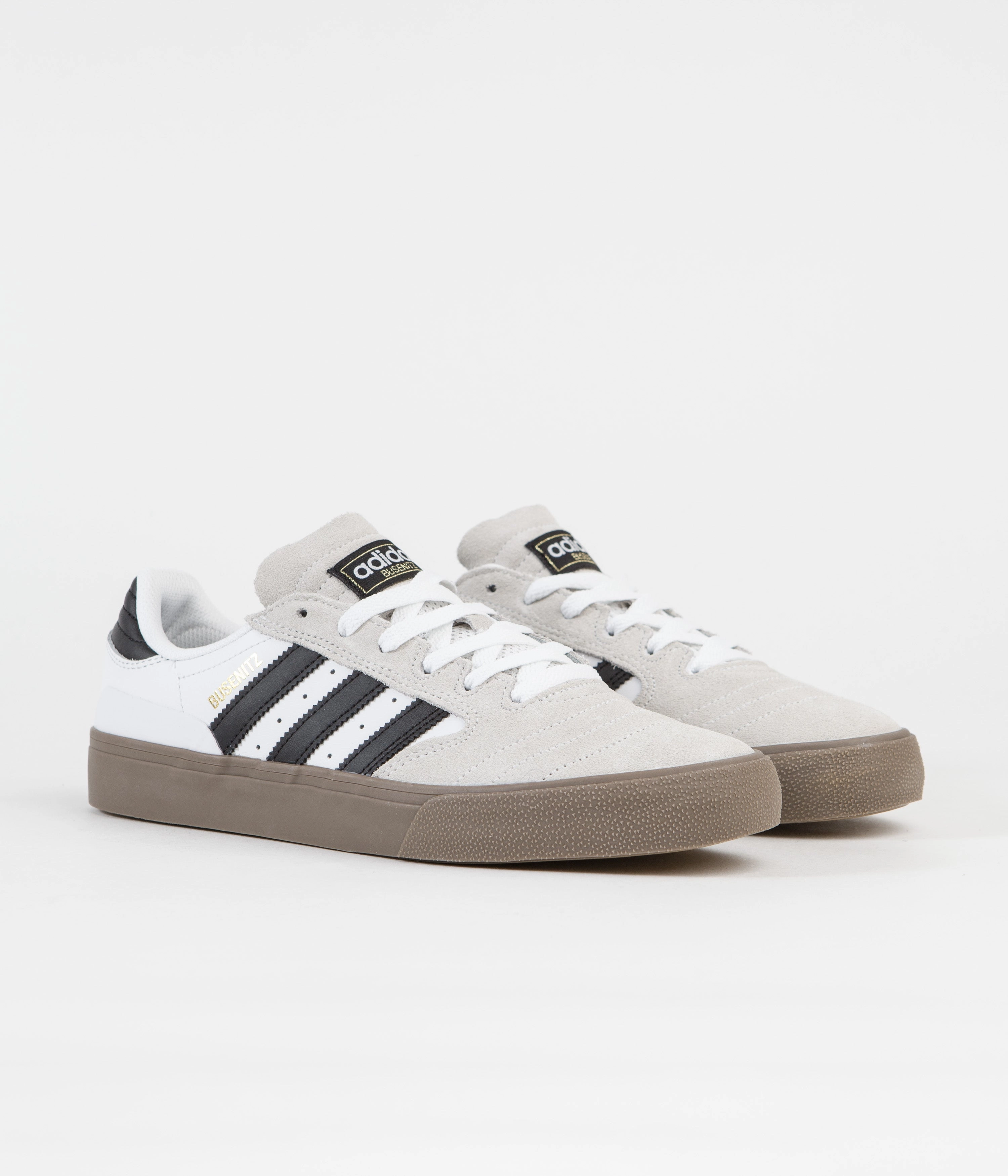 Adidas Busenitz Vulc II Shoes - FTWR White / Core Black / Gold Metallic Adidas Ae 1 Basketball Shoes