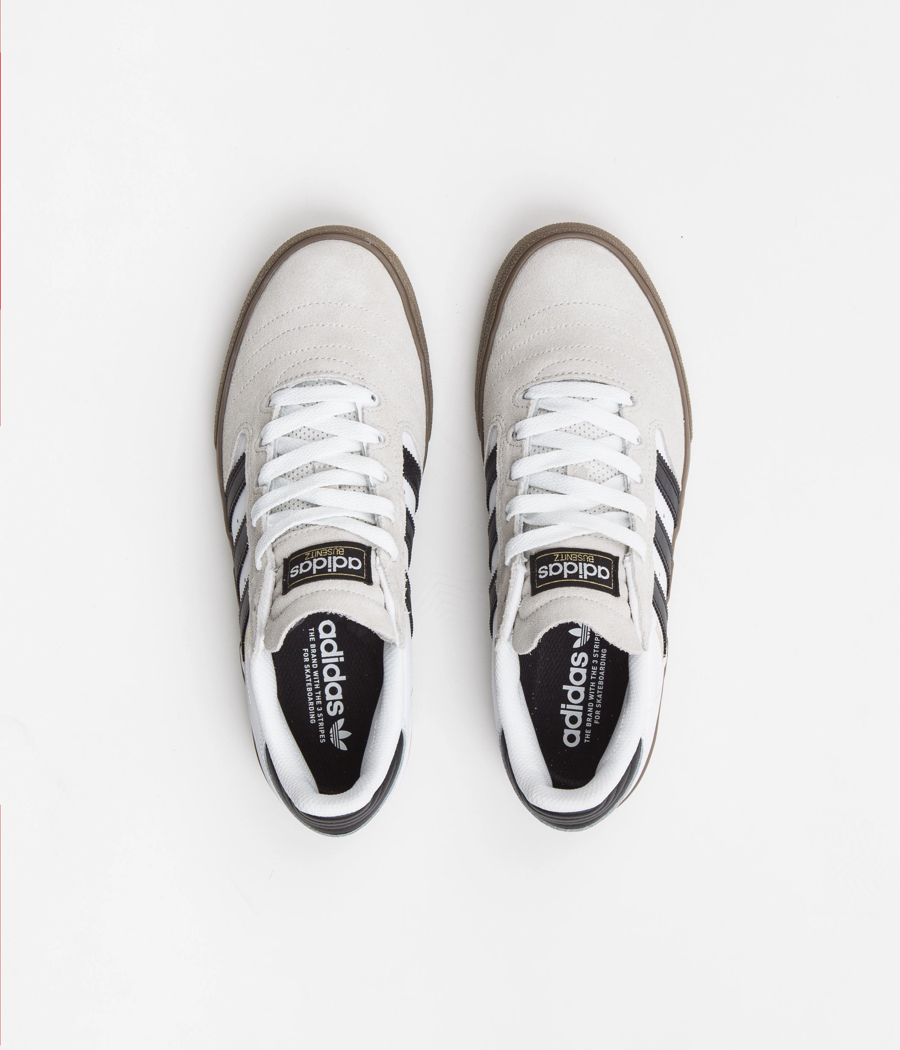 Adidas Busenitz Vulc II Shoes - FTWR White / Core Black / Gold Metallic Caitlin Clark Adidas Shoes