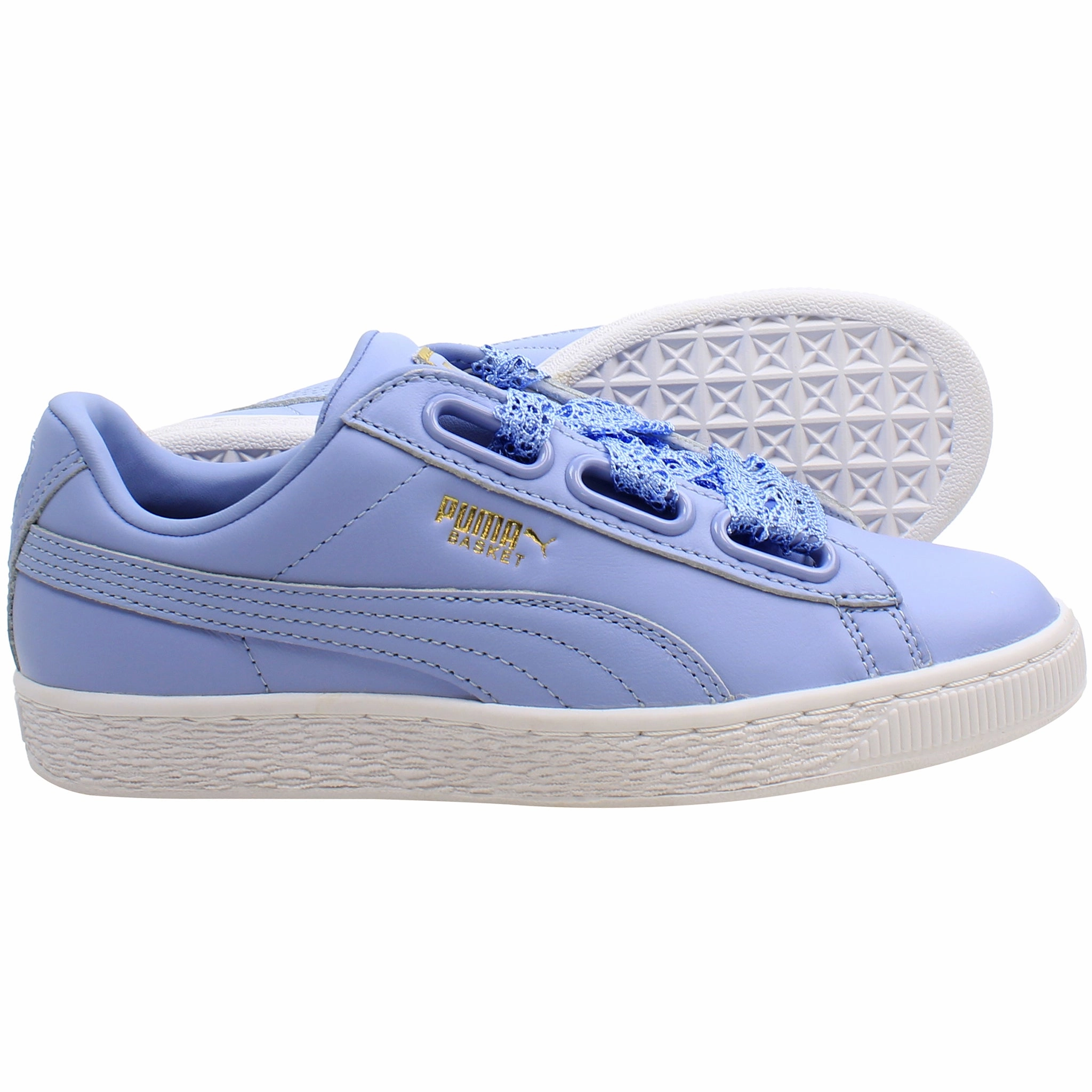 Puma Basket Heart Crochet Womens Lavender Trainers Asics Gel-venture 8 Mid Top Running Shoes