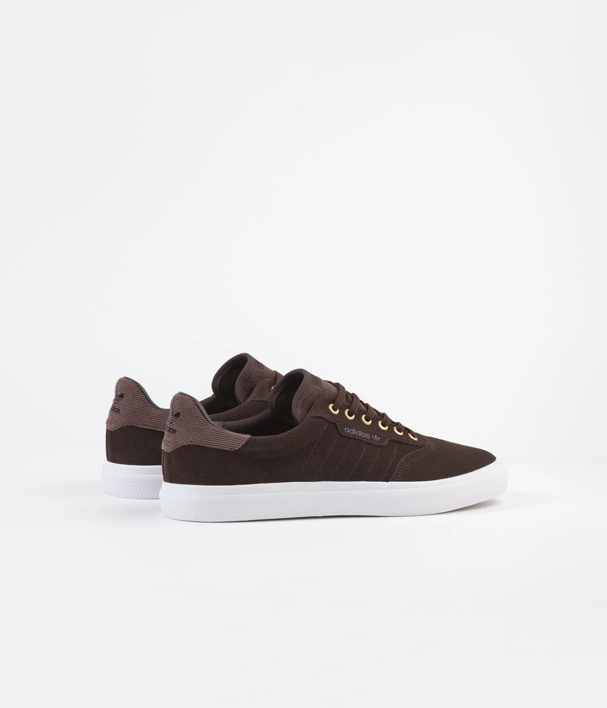 Adidas Terrex Running Shoes Adidas 3MC Shoes - Brown / White / Gold Metallic