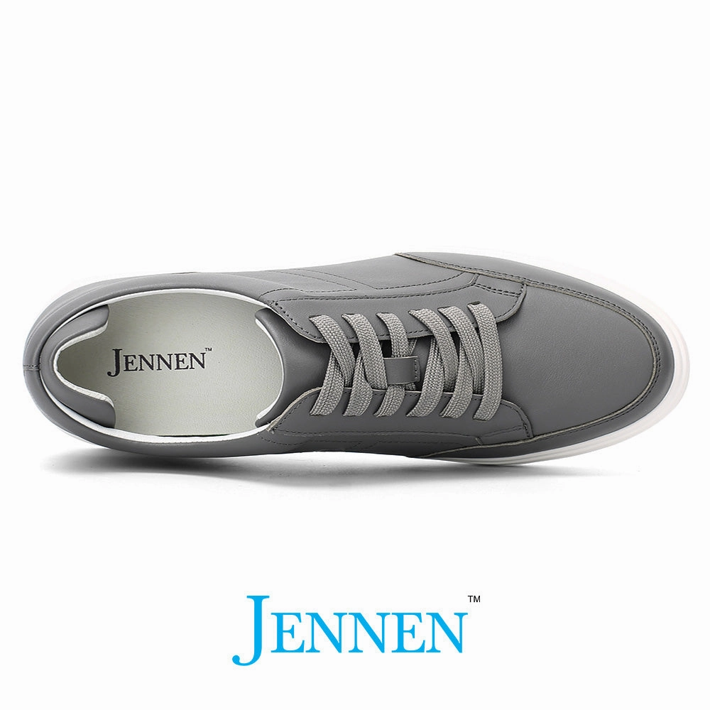 Mr. Federer 7cm | 2.8 inches Dark Grey Height Increasing Casual Shoes Top Sneakers