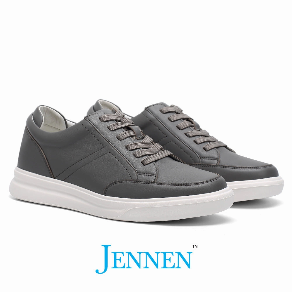 Mr. Federer 7cm | 2.8 inches Dark Grey Height Increasing Casual Shoes Tory Sneakers