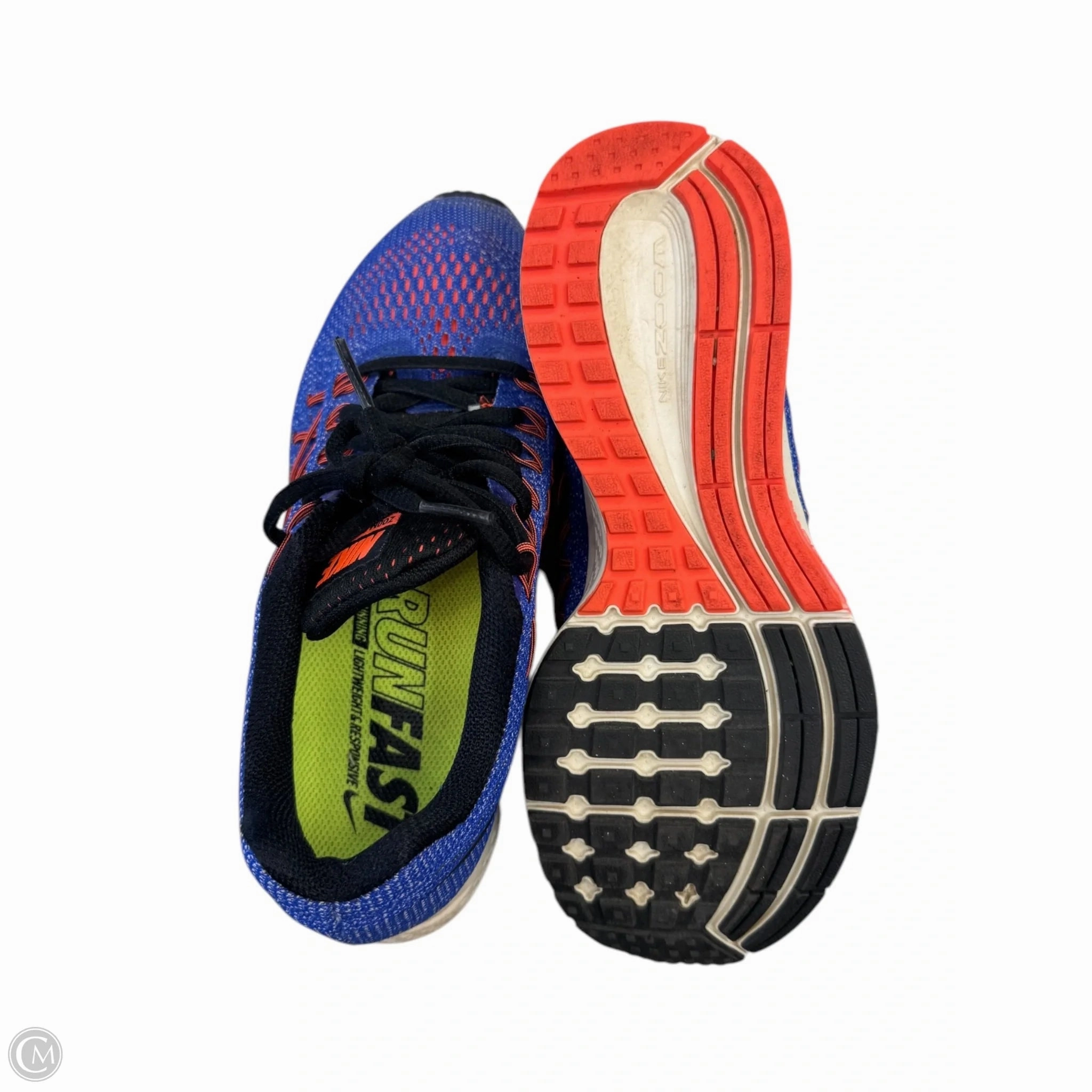 Shoes Athletic By Nike In Blue & Orange, Size: 6.5 Asics Short Distance Running Shoes