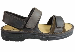 Iridescent Sandals Naot Men's Arthur Sandals- Crazy Horse Leather/Hash Suede