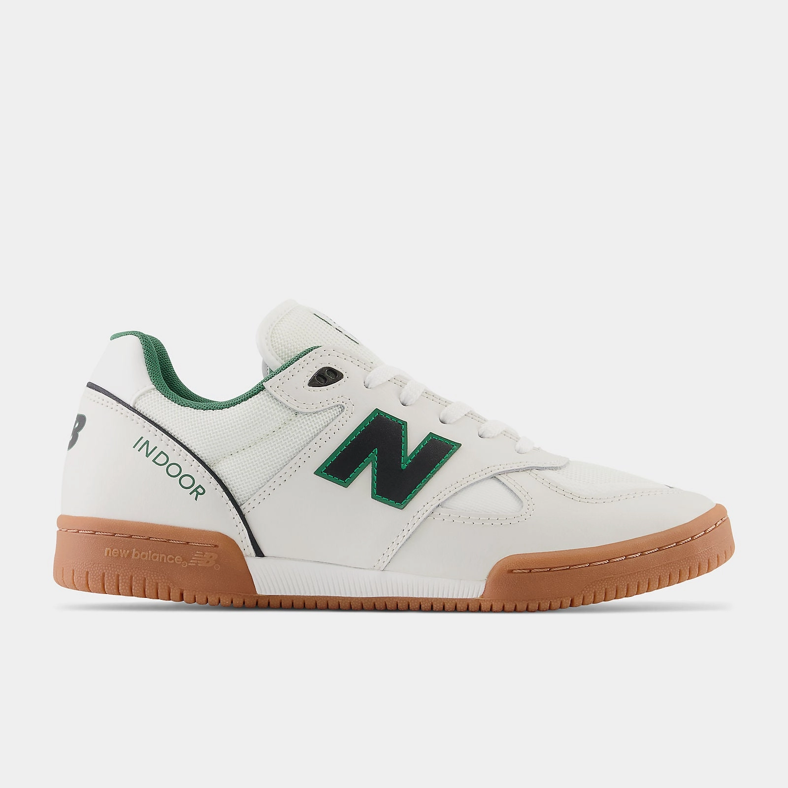 New Balance Shoes For Underpronation NB Numeric Tom Knox 600 Sneakers - White and Green