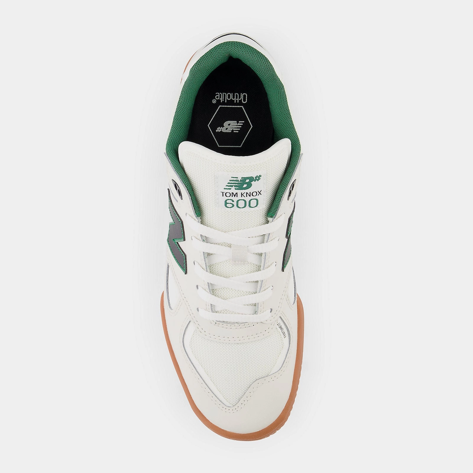 NB Numeric Tom Knox 600 Sneakers - White and Green New Balance 9060 Blancos