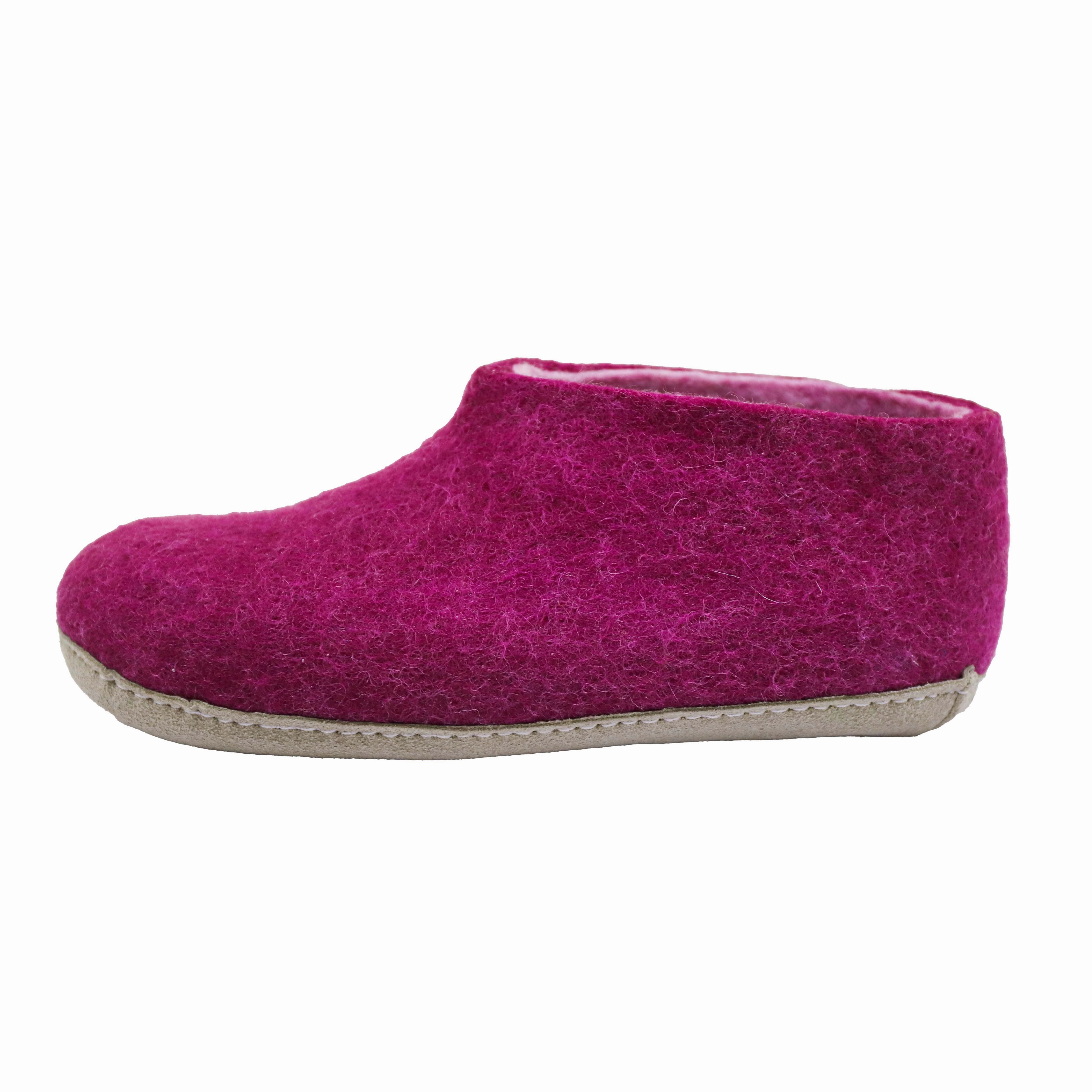 Nepali Handmade Indoor Shoes Natural Wool Unisex Warm House Shoes | Comfortable and Eco-friendly Footwear Hamburger Slippers