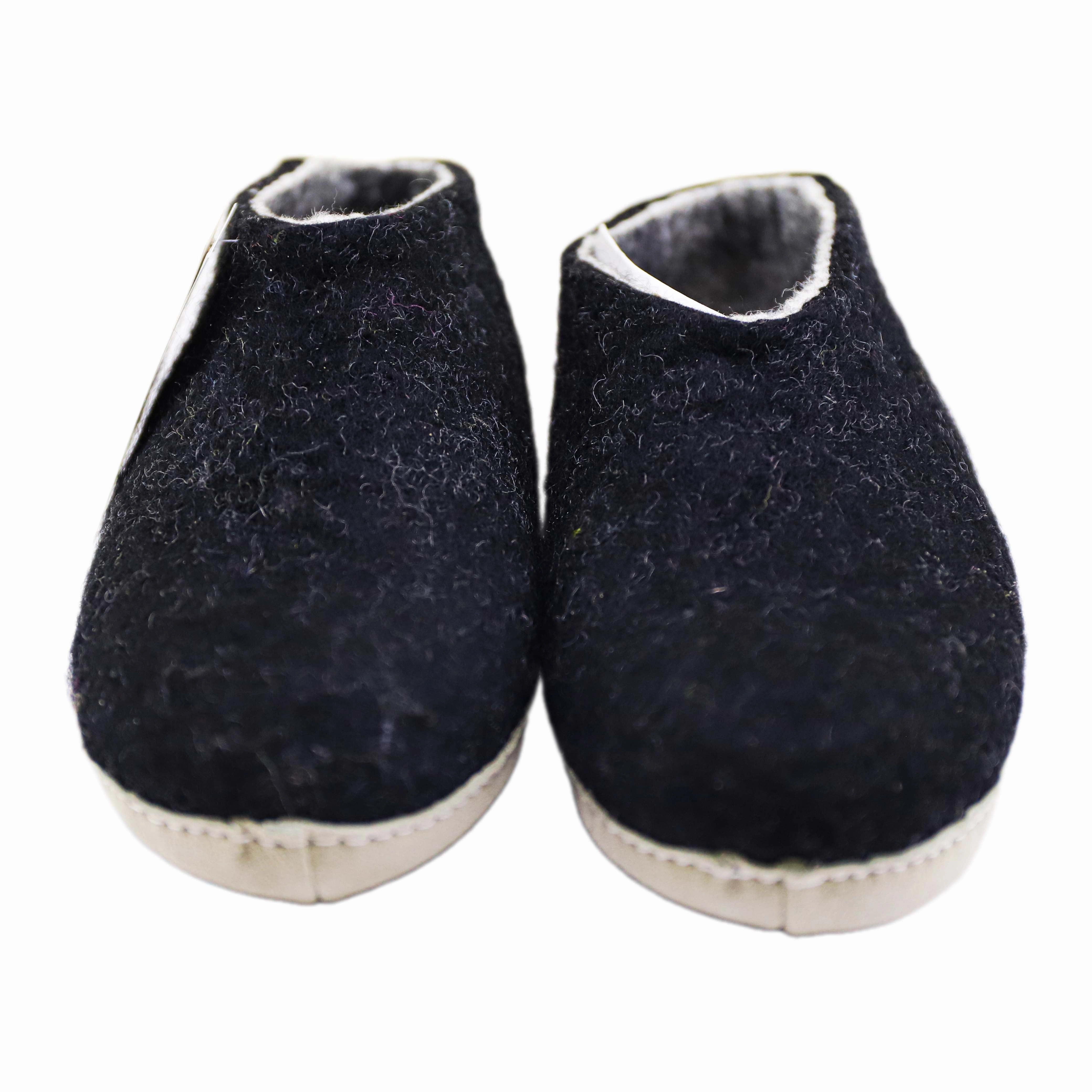 Walker Slides Nepali Handmade Indoor Shoes Natural Wool Unisex Warm House Shoes | Comfortable and Eco-friendly Footwear