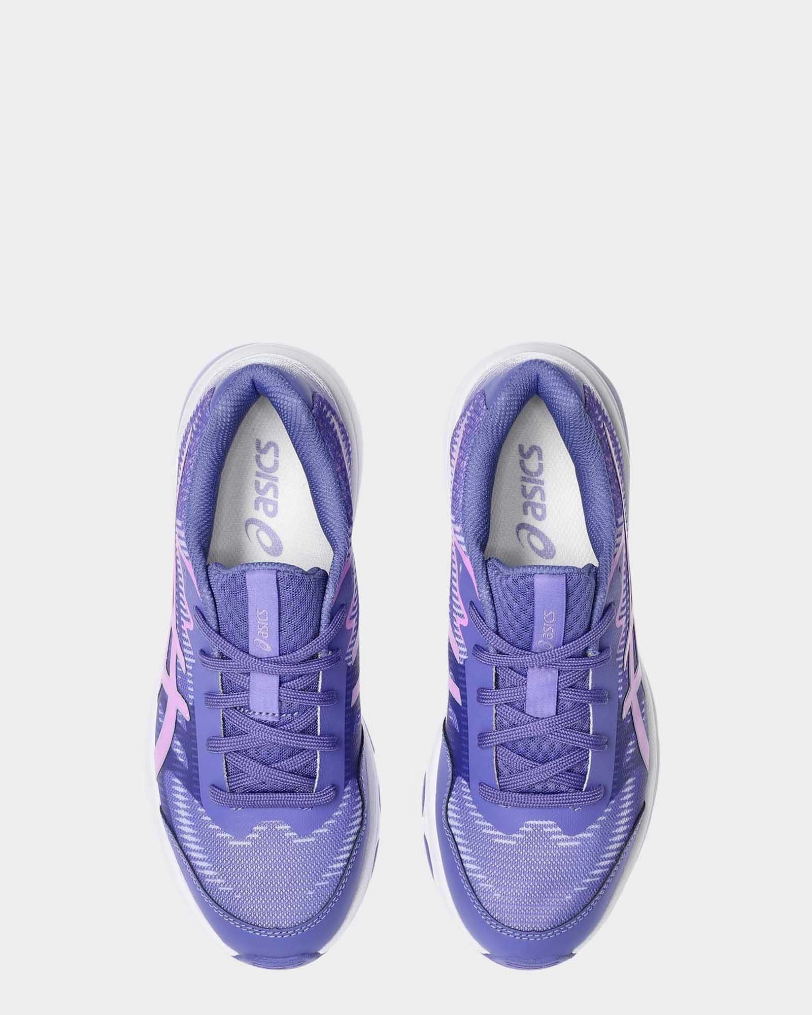 Asics Everyday Comfort Shoes Netburner Pro 4 Grade School Blue Violet/Lavender Glow
