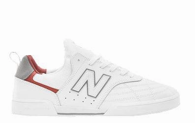 Cream New Balance 530 New Balance Numeric 288S Jack Curtin x Pulaski Park Skate Shoe in White and Burgandy
