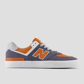 All Black 574 New Balance New Balance Numeric 574 Skate Shoes Grey / Orange