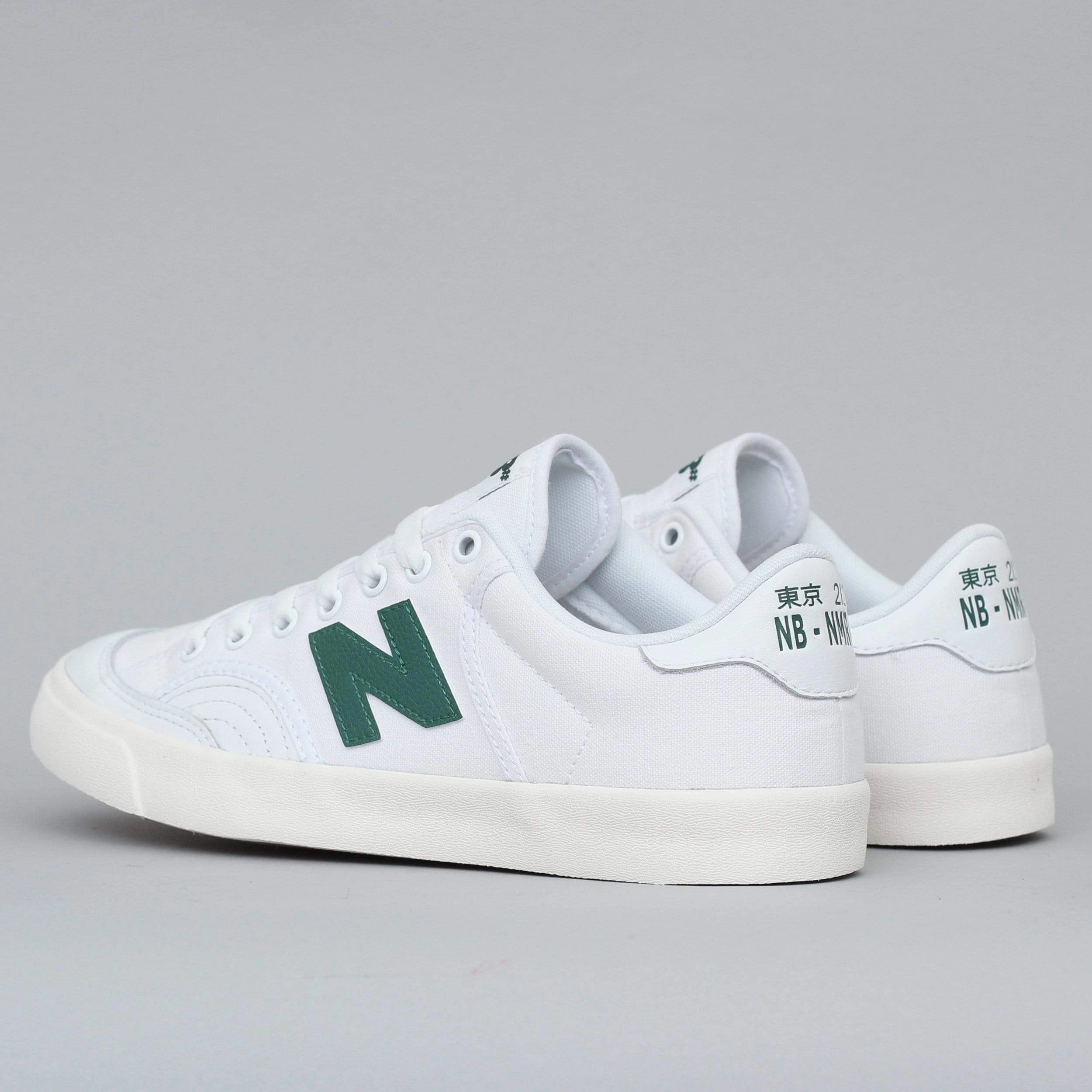 New Balance Pro Court 212 Shoes White / Green Are New Balance Basketball Shoes