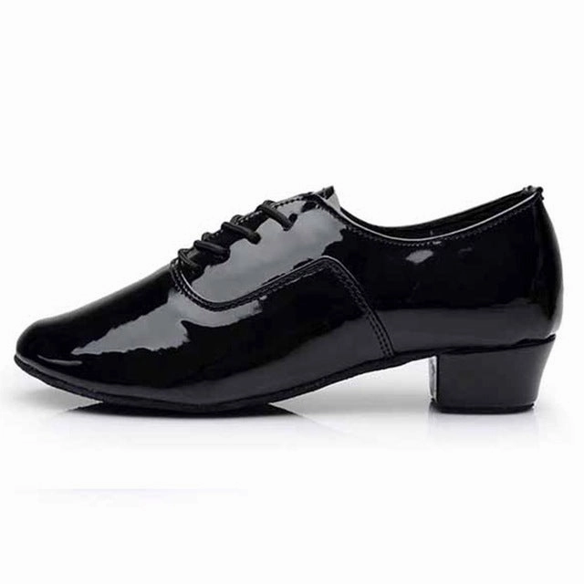 New style Brand New Modern  Men's Boy's Ballroom Tango Latin Dance Shoes Man dance shoes man Leather Flat Pointed Shoes