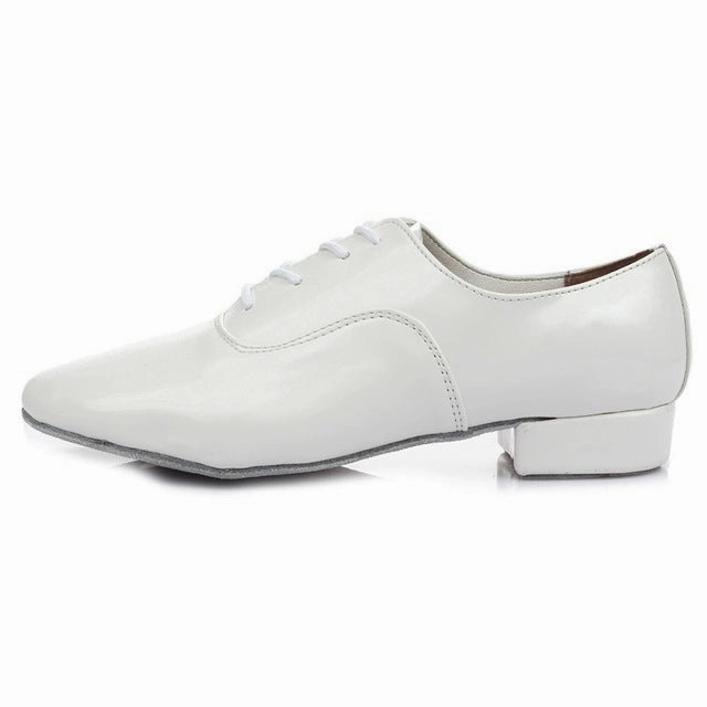 New style Brand New Modern  Men's Boy's Ballroom Tango Latin Dance Shoes Man dance shoes man Pointed Flat Shoes Wide Fit