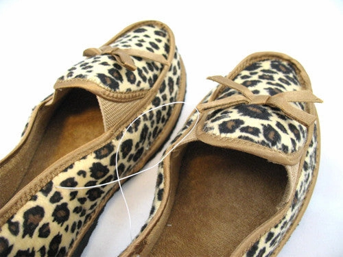 Dance Shoes Ballet Flats NEW Women AFRICAN Safari ANIMAL PRINT LEOPARD Cougar Pattern Flat SHOES 6 W 6W