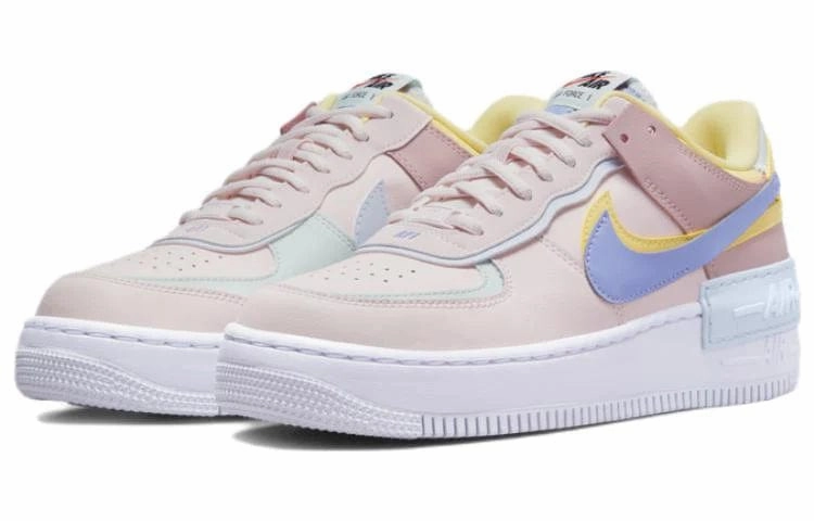 NIKE AIR FORCE 1 SHADOW LIGHT SOFT PINK (W) Asics Flat Foot Shoes