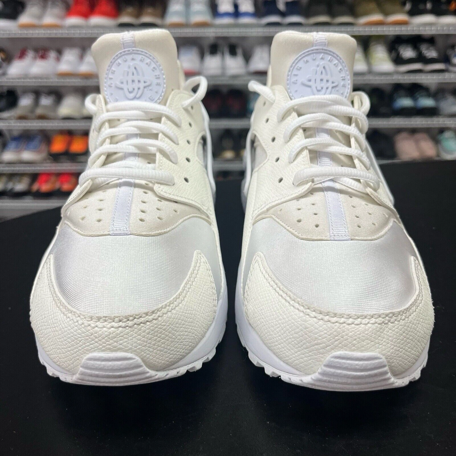 Asics Gel Turf Shoe Nike Air Huarache Runner White 634835-108 Women's Sz 10 Lace 2019