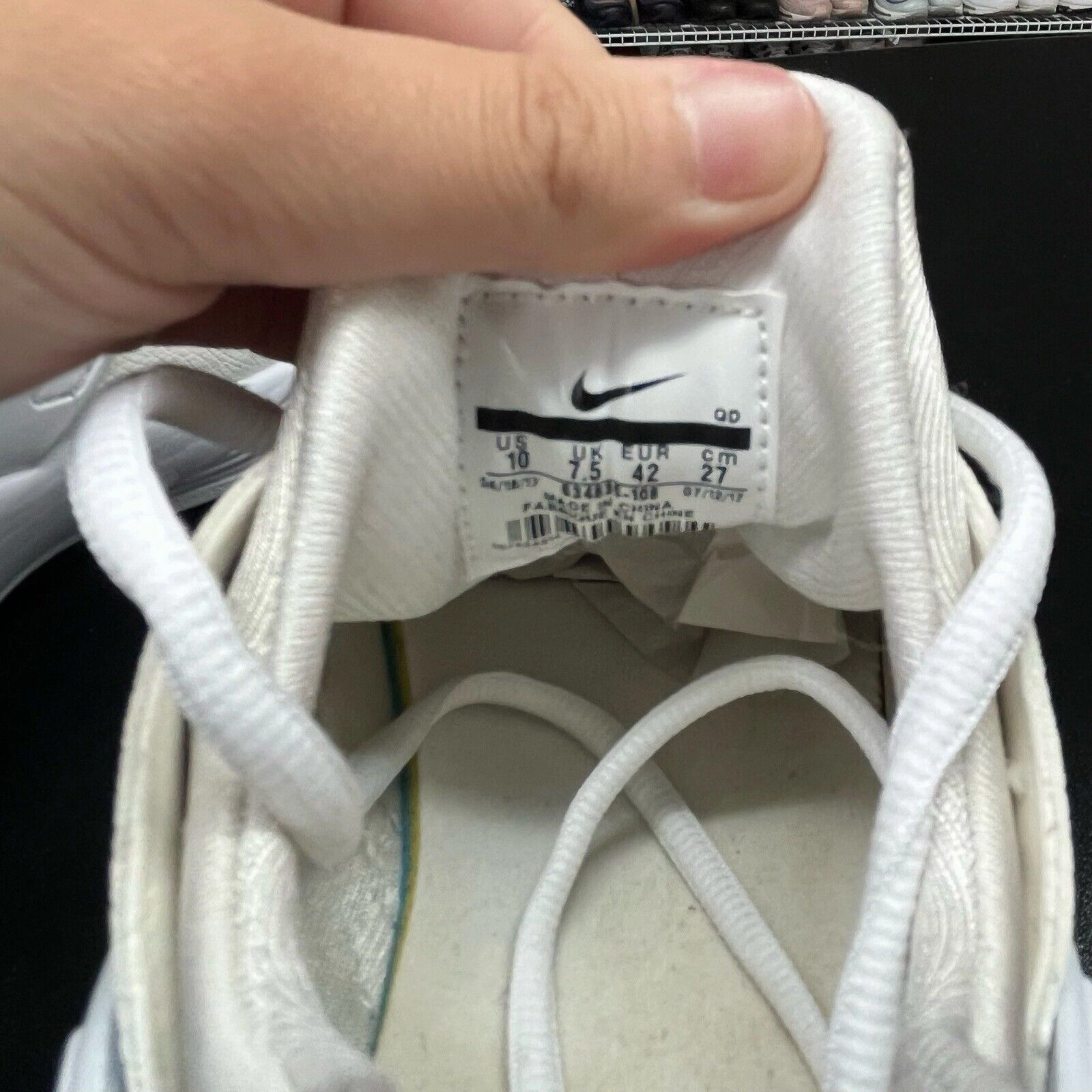 Nike Air Huarache Runner White 634835-108 Women's Sz 10 Lace 2019 Asics Gel Indoor Court Shoes