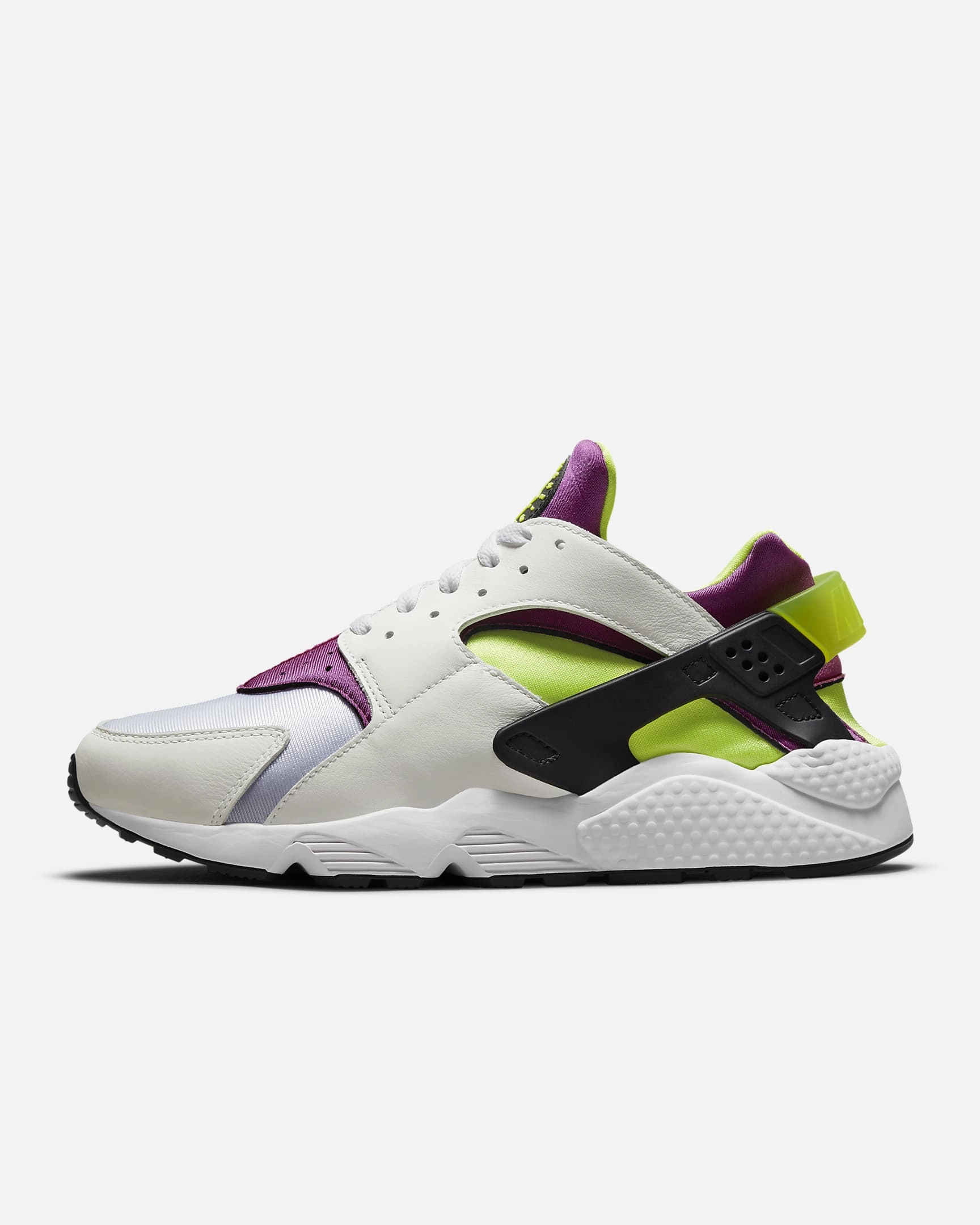 Asics Amplifoam Running Shoes Nike Air Huarache White/Neon Yellow-Magenta