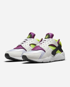 Asics Wrestling Shoes Nike Air Huarache White/Neon Yellow-Magenta