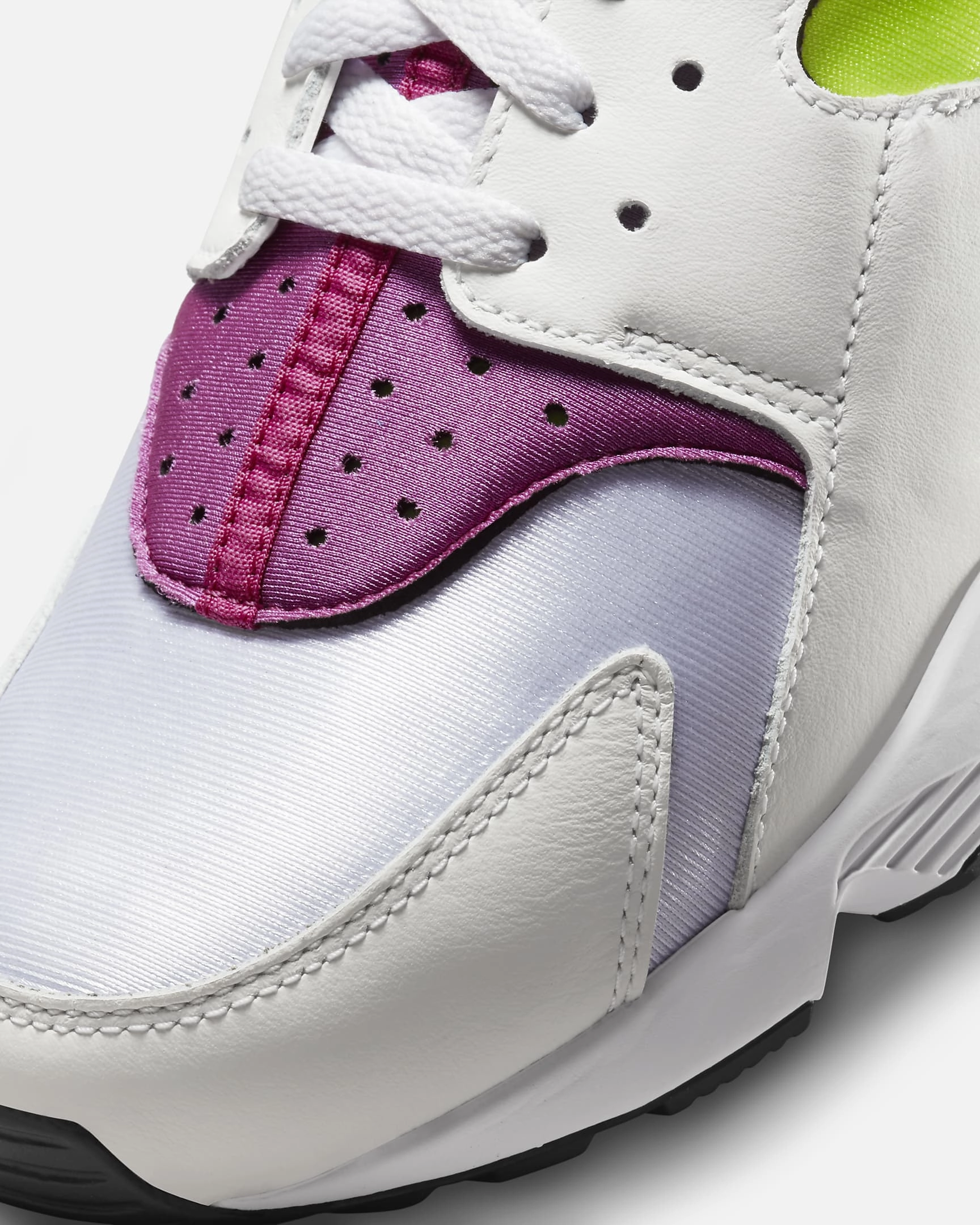 Asics Tokyo 2020 Running Shoes Nike Air Huarache White/Neon Yellow-Magenta