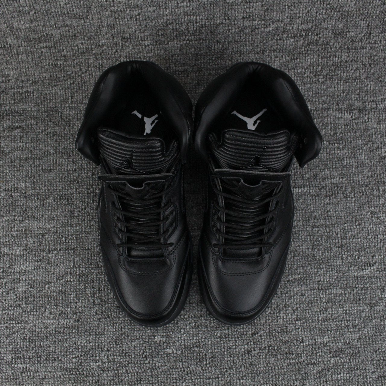 Asics Street Shoes Nike Air Jordan 5 Super Black Men Shoes Sale