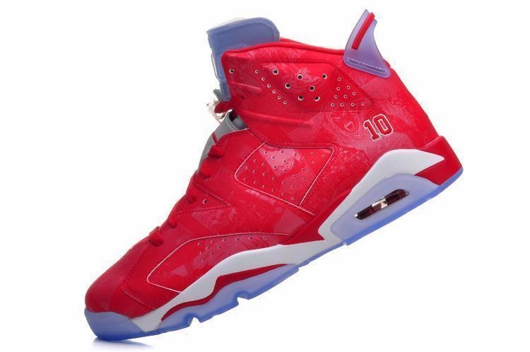 Nike Air Jordan 6 Retro Slam Dunk Red Shoes Sale Asics Shoe Types