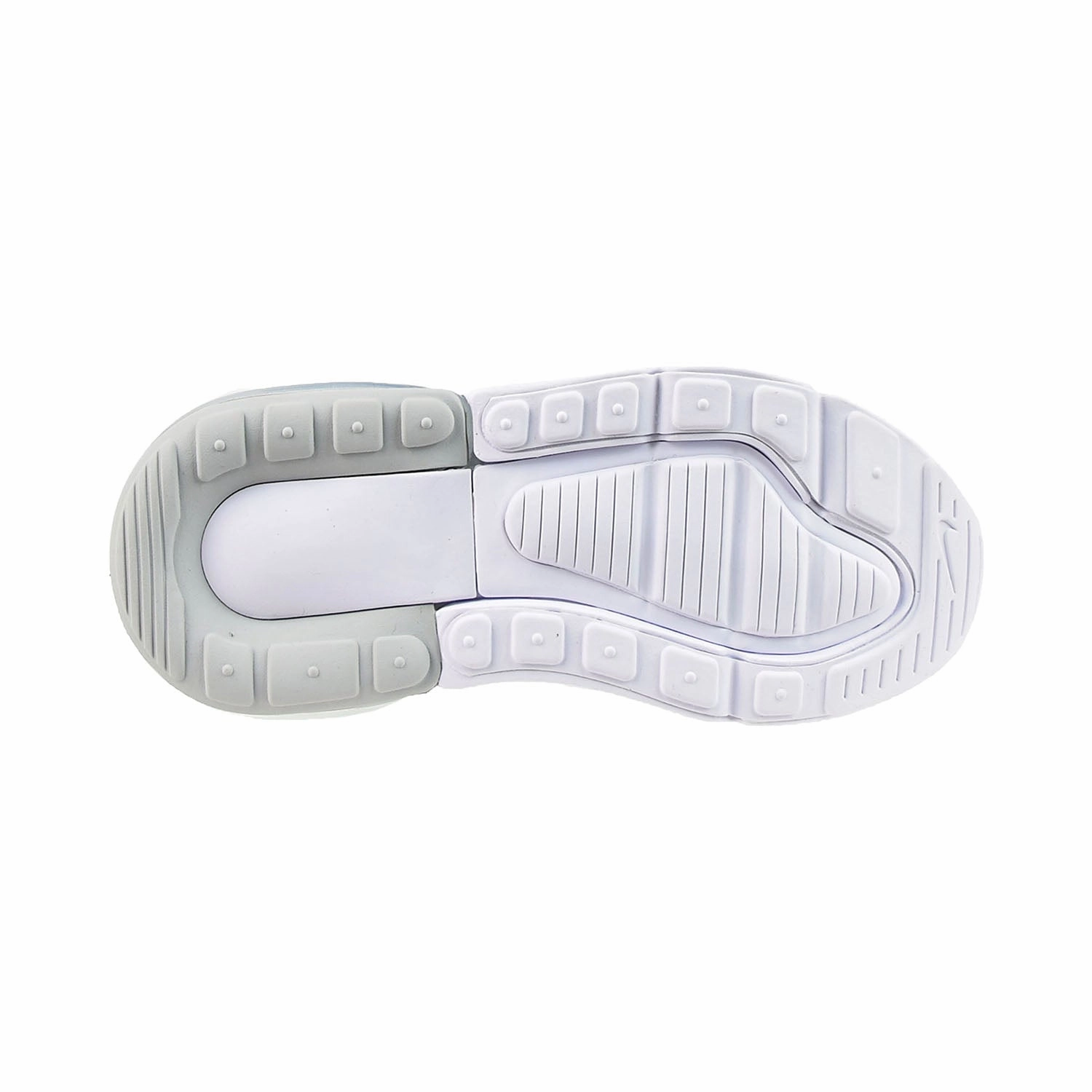 Asics Golf Shoe Spikes Nike Air Max 270 Extreme (PS) Little Kids' Shoes White-Metallic Silver