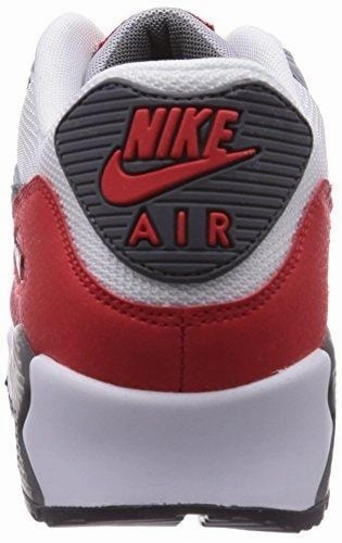 Nike Air Max 90 Essential, Men's Low-Top Trainers, Multicolor (Wolf Grey/Dark Grey/Challenge Red), 9.5 UK (44 1/2 EU) Asics Gel-citrek Running Shoes