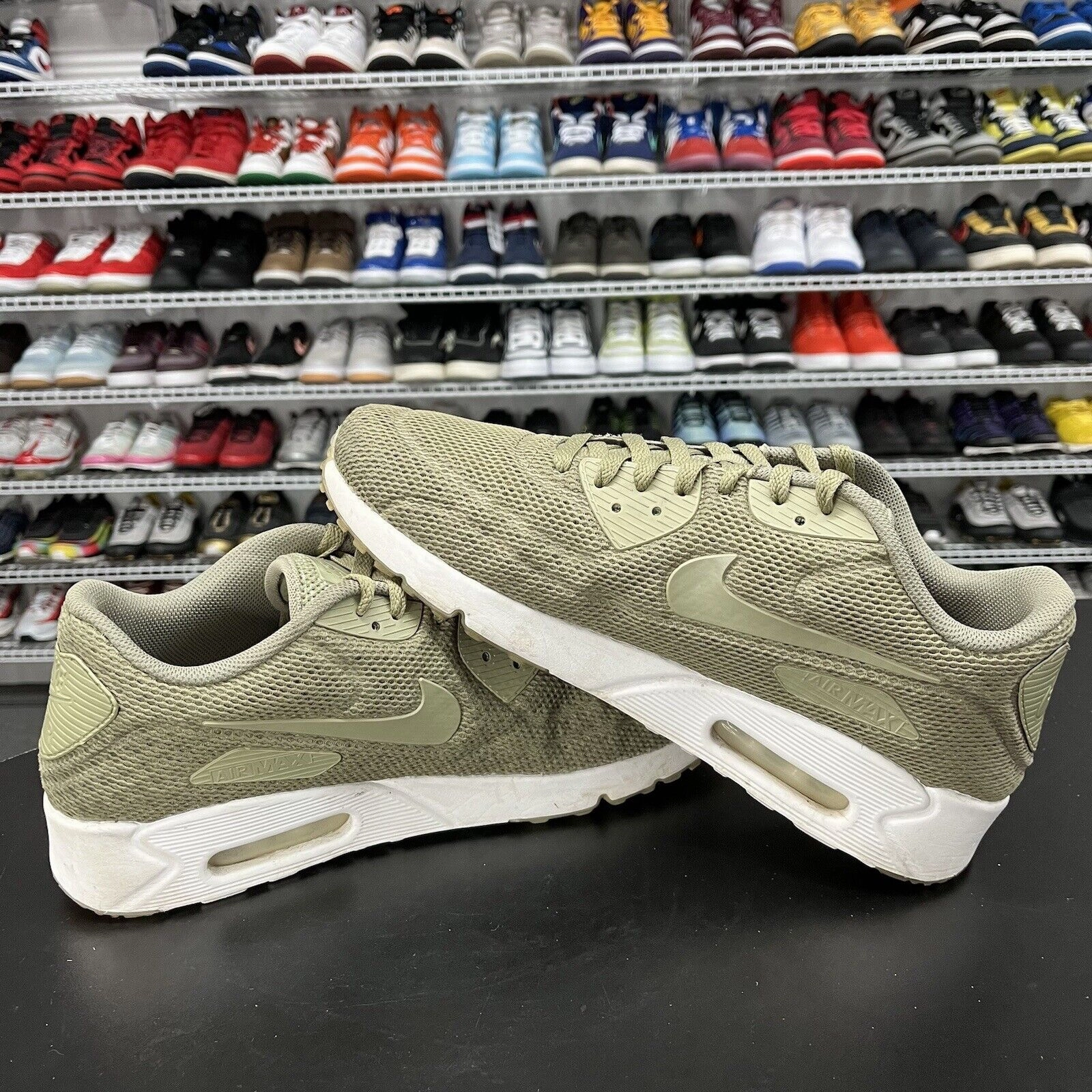 Best Running Shoes From Asics Nike Air Max 90 Ultra 2.0 BR Trooper Running Shoes 898010-200 Men's Size 11