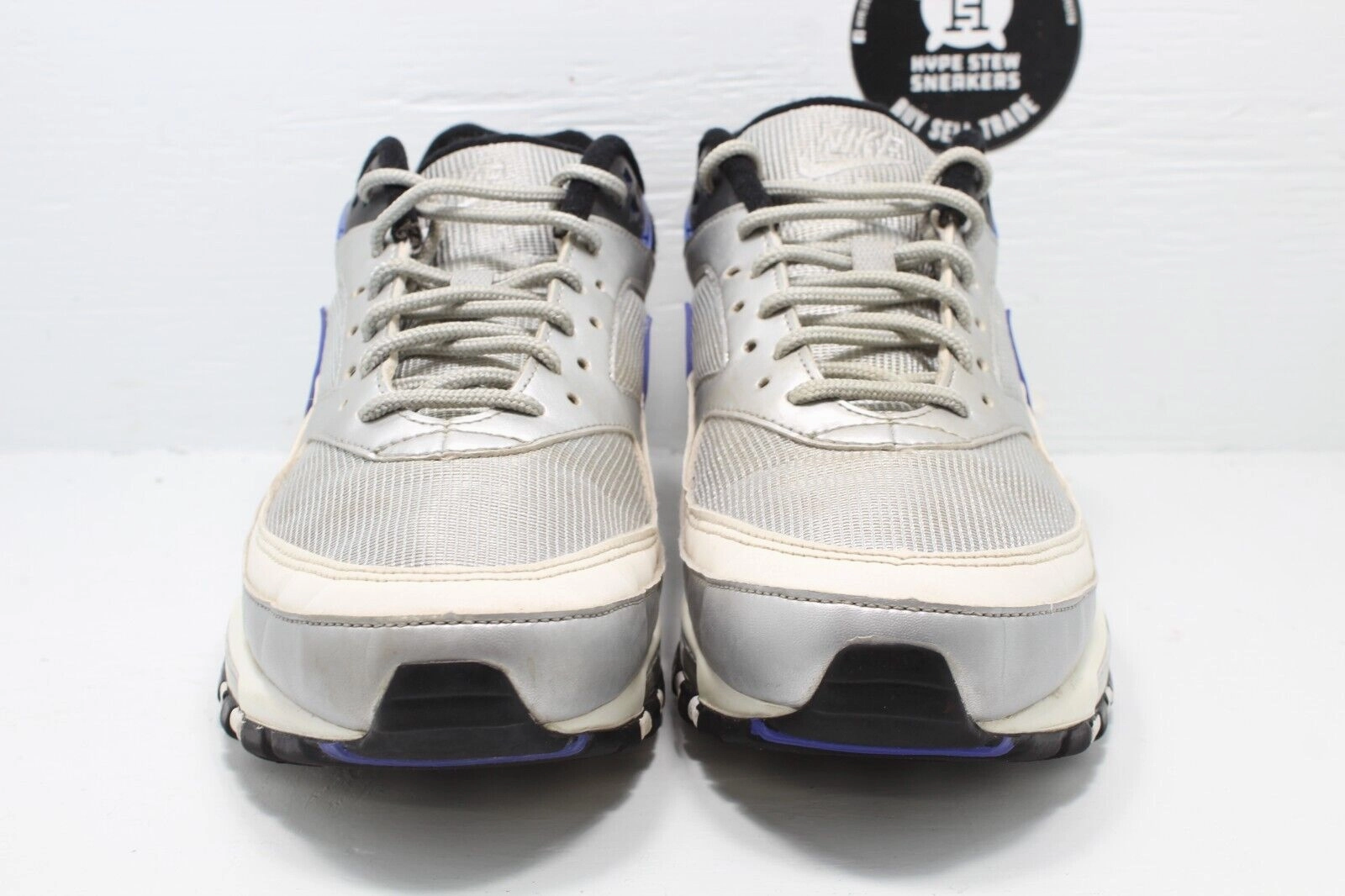 Nike Air Max 97/BW Metallic Silver Persian Violet Size 7.5 No Insoles Vintage Asics Basketball Shoes