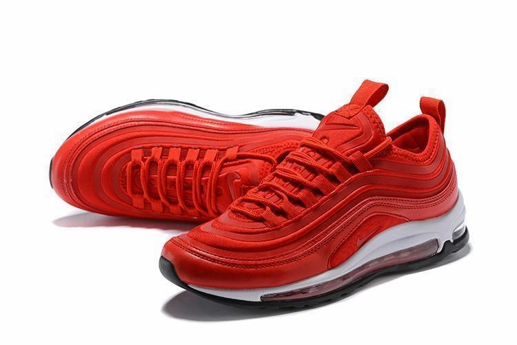 Nike Air Max 97 Red White Shoes Sale Men Size US 7, 8, 8.5, 9, 10, 11 Asics Running Shoes Wide