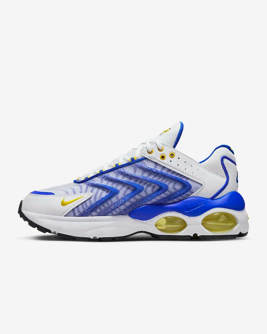 Nike Air Max TW White/Racer Blue/Black/Speed Yellow Asics Upcourt Shoes