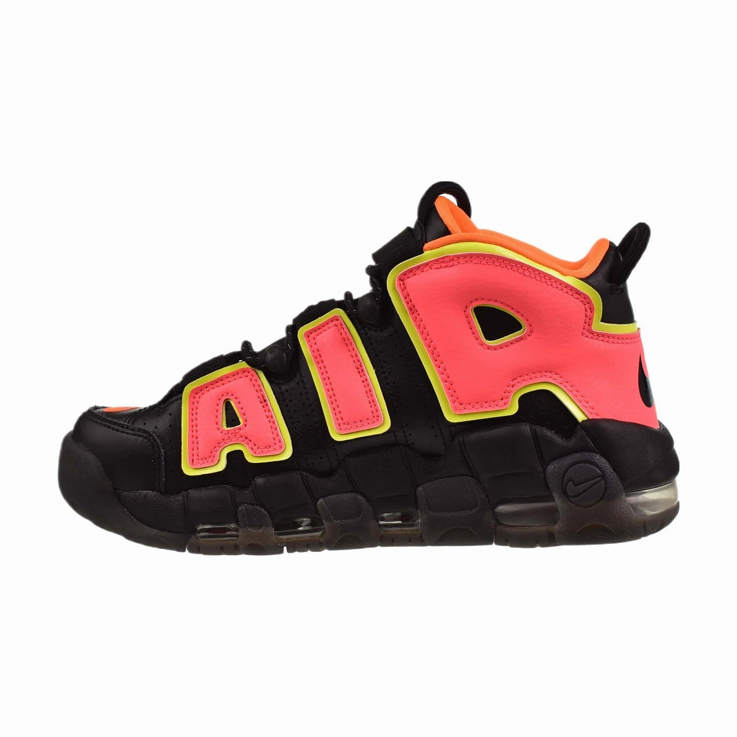 Nike Air More Uptempo "Hot Punch" Women's Shoes Black-Volt Academy Asics Shoes