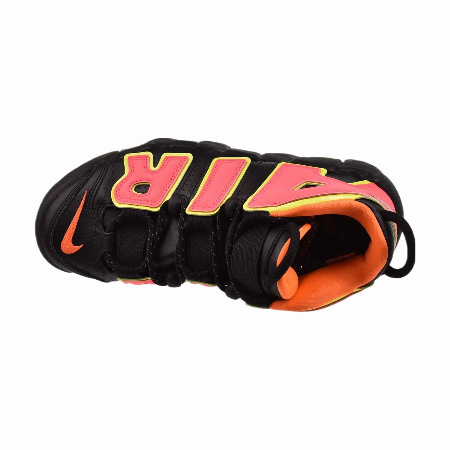 Asics Weightlifting Shoes 727 Nike Air More Uptempo "Hot Punch" Women's Shoes Black-Volt