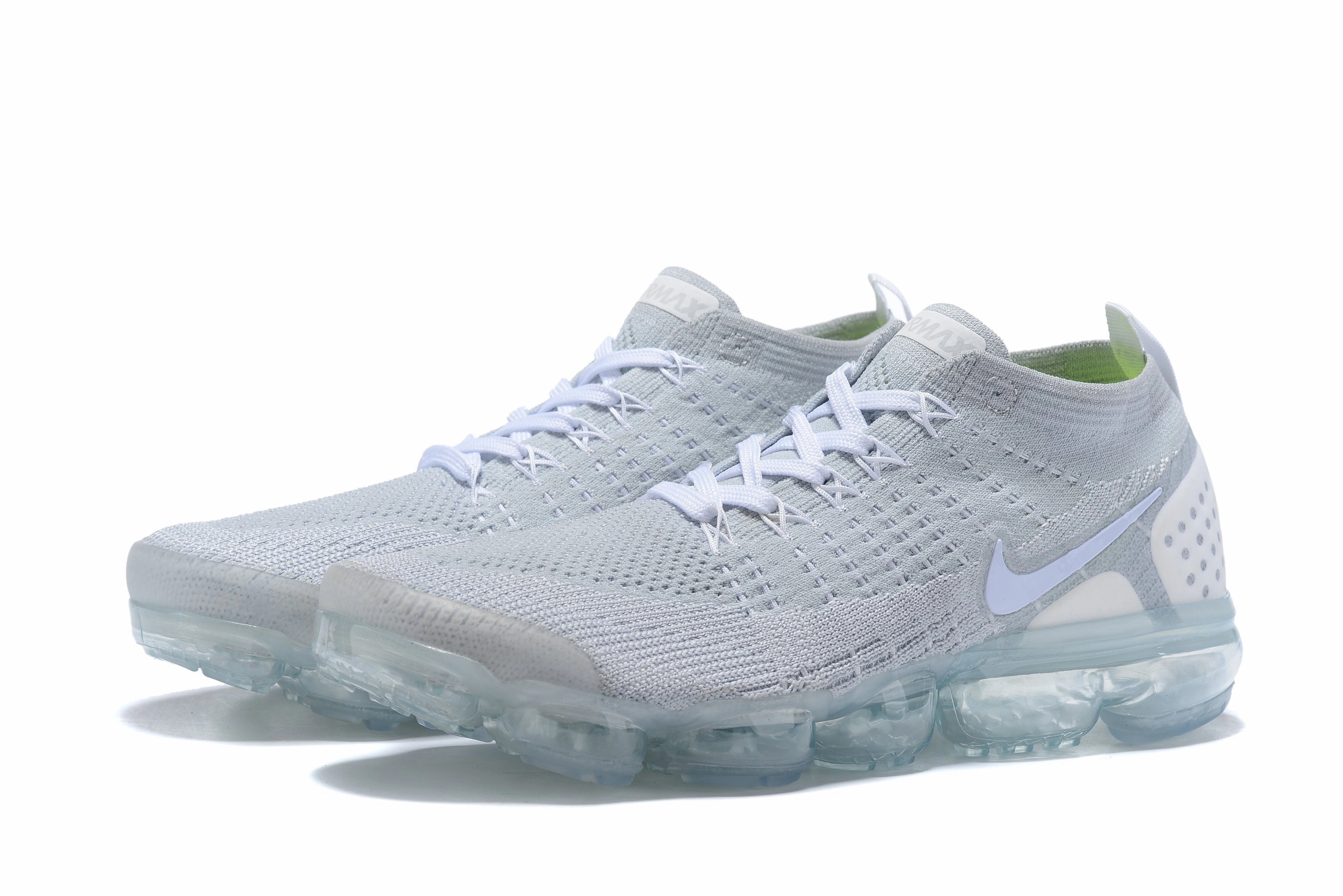Nike Air Vapormax Flyknit 2 Grey White Shoes Sneakers Men Sale Size US 7-11 Human Race Sneakers