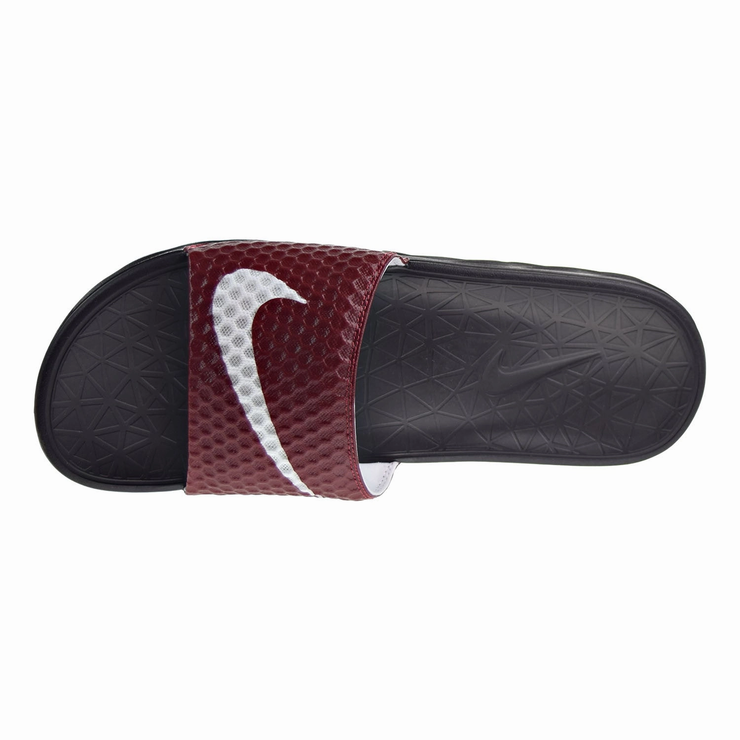 Nike Benassi Solarsoft Sandals Team Red/White/Black Free Patterns For Crochet Slippers
