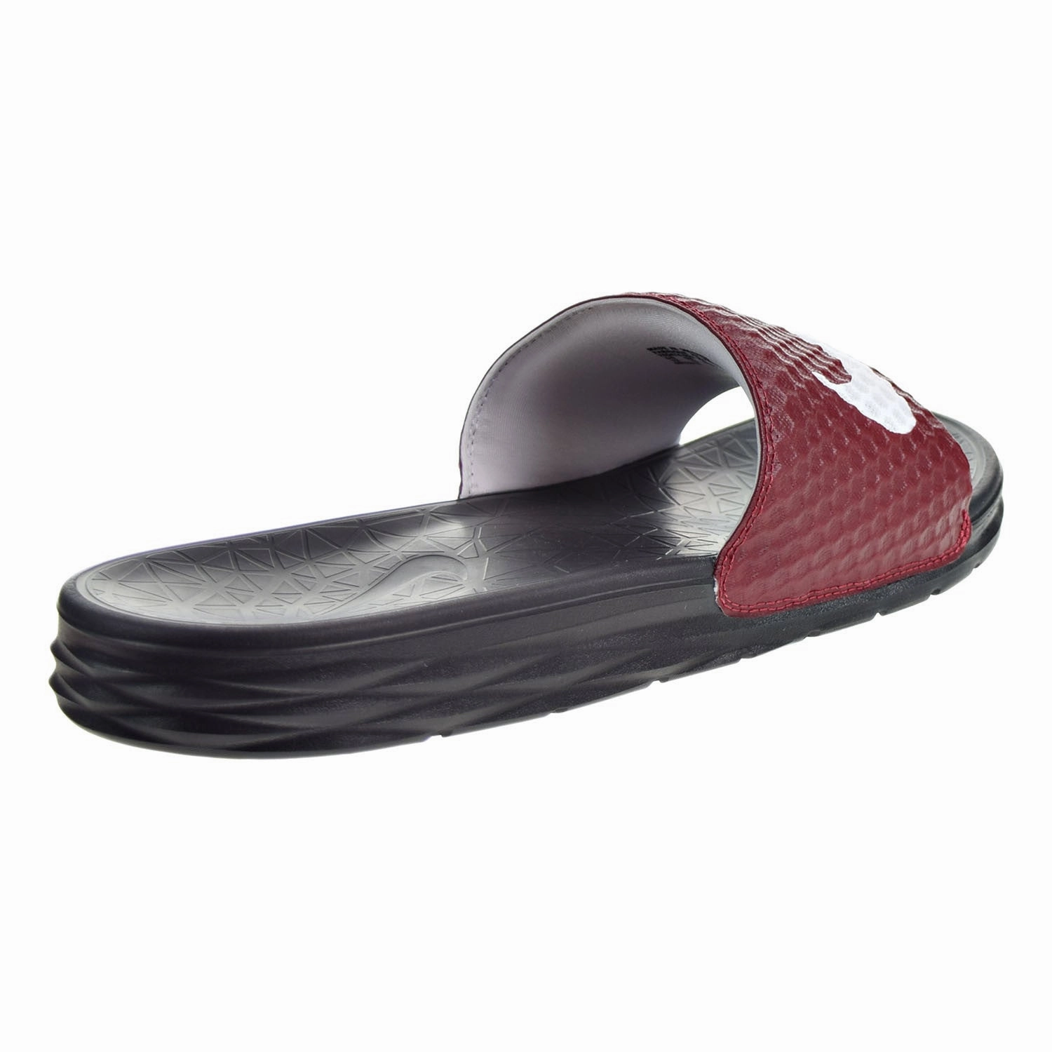 Nike Benassi Solarsoft Sandals Team Red/White/Black Toe Slippers By Canyon