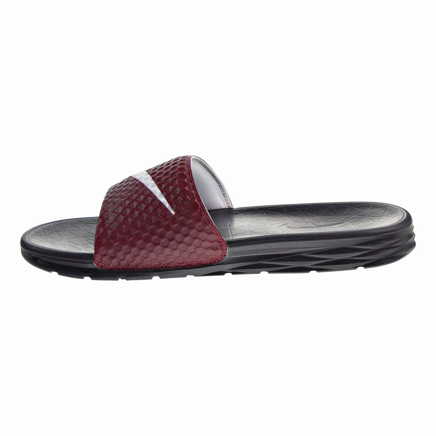 Great Northwest Slippers Nike Benassi Solarsoft Sandals Team Red/White/Black