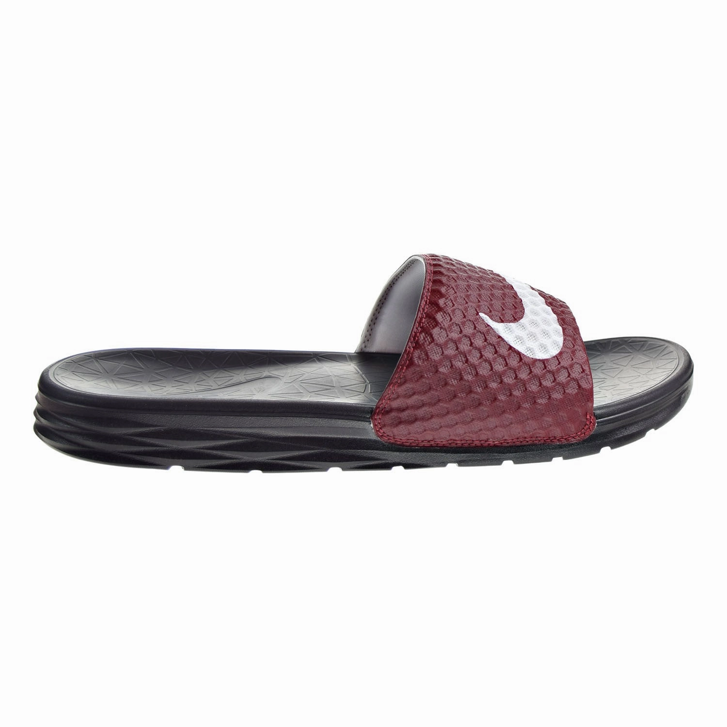 Loafer Slippers Nike Benassi Solarsoft Sandals Team Red/White/Black