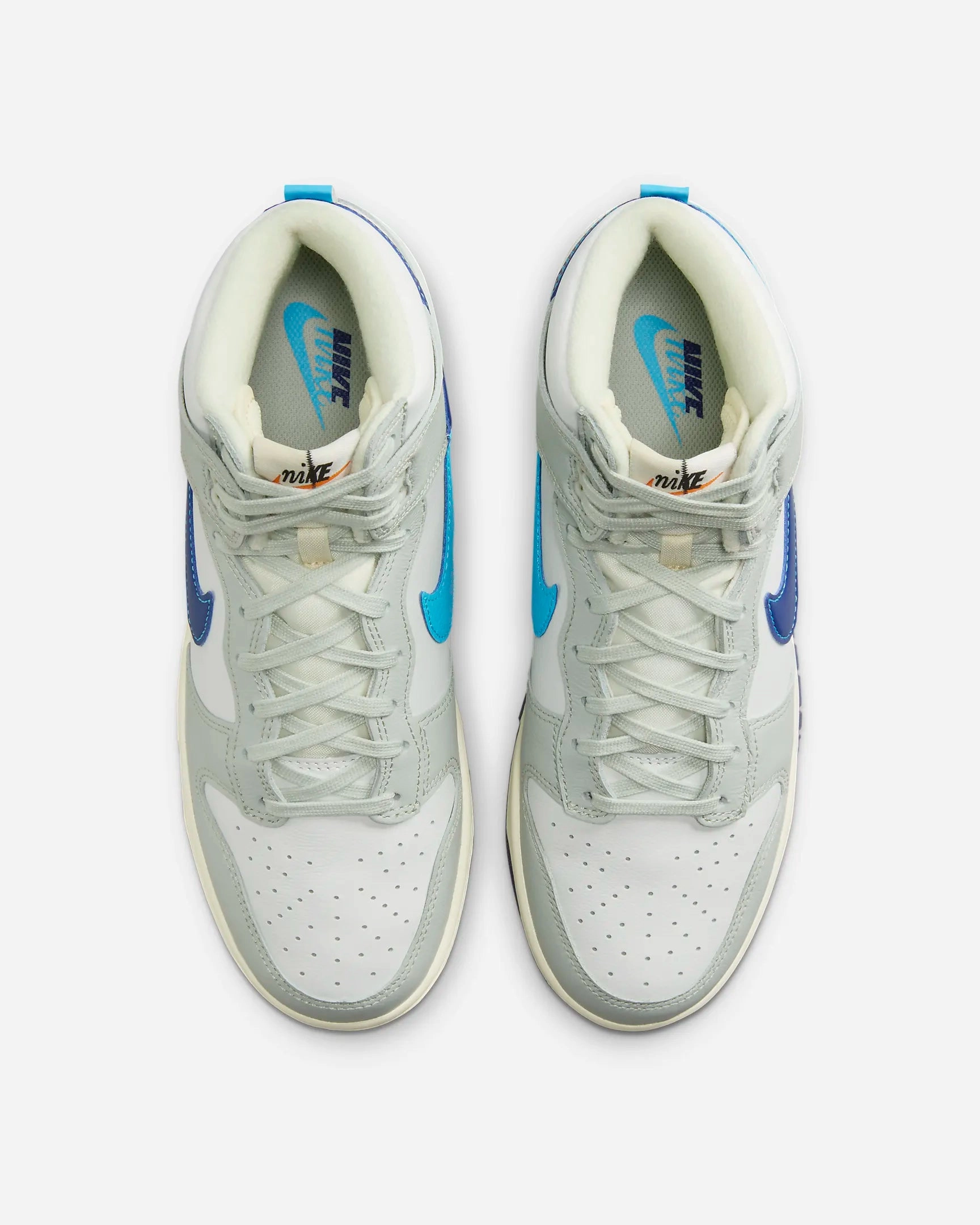 Asics Running Shoes Return Policy Nike Dunk Hi Retro SE - Summit White/Deep Royal Blue/Light Silver/Baltic Blue