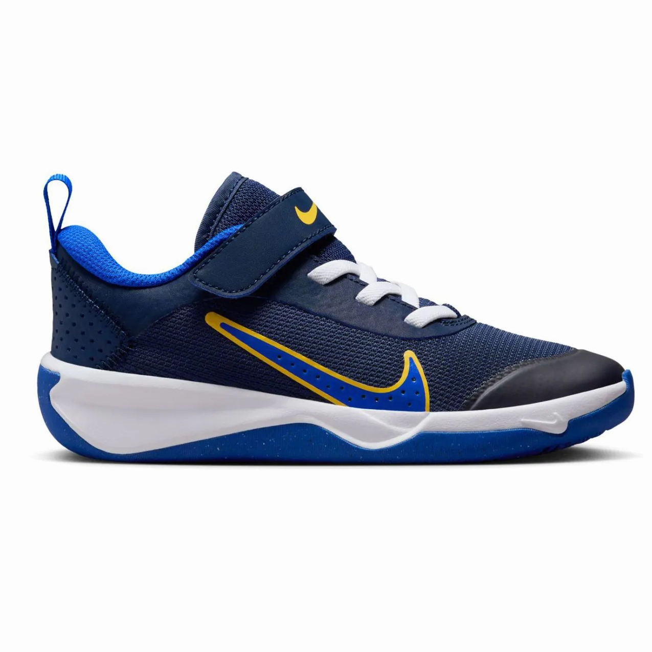 Nike Kid's Omni Multi Court Shoes - Midnight Navy / Saturn Gold / White / Hyper Royal Asics Wrestling Shoes Cael